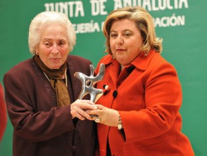 Mercedes Carranza VIII Premio Andaluz Del Voluntariado De La Junta De Andalucía