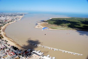 Travesía aérea Lebrija-Sanlúcar y curso de navegación de paramotores Bajo Guadalquivir