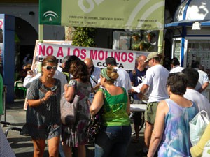 La plataforma comarcal “POR UN HORIZONTE SIN MOLINOS”