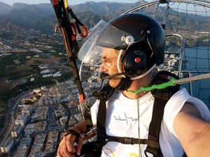 Paramotores Bajo Guadalquivir a velocidad de crucero