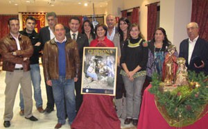 Mario Reyes, Isabel Fayos y Reyes Gallardo, presentados como Reyes Magos de Chipiona 2010.Paz Alarcon paje de Melchor.