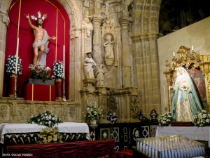 LA VIRGEN DE LA LUZ EXPUESTA AL CULTO (HERMANDAD DEL RESUCITADO DE JEREZ)‏