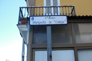 El PP agradece  al Equipo de Gobierno la colocación de forma inmediata del nuevo rótulo a la calle «Mariquilla La Cañeja»(Chipiona)