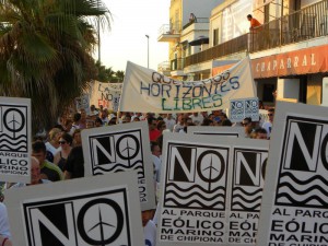 LA PLATAFORMA “POR UN HORIZONTE SIN MOLINOS” ANIMA A TODOS A ACUDIR A LA MANIFESTACIÓN DEL SÁBADO 28 A LAS 20:00 HORAS EN EL PARQUE BLAS INFANTE.