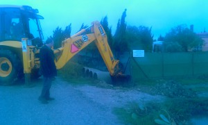 Agricultura realiza tareas puntuales de limpieza por las lluvias en el campo chipionero