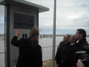 El puerto de Chipiona cuenta con un edificio de servicios y un punto telemático de información al navegante