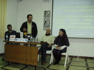 Antonio Peña  explicó su NO al parque eólico marino en las costas de Chipiona