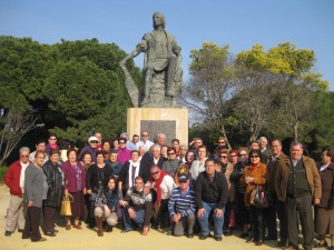 Los mayores de Chipiona visitaron Palos de la Frontera y la aldea del Rocío