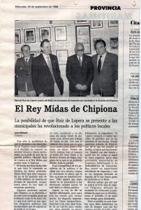 El Rey Midas de Chipiona(*)