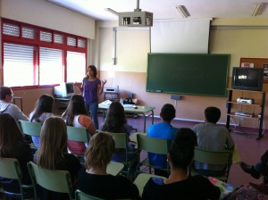 Alumnos de Secundaria del IES Salmedina participan en un taller de Diputación sobre trastornos alimentarios