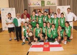 OS Unicaja Almería campeón del Cadeba minibasket femenino 2011