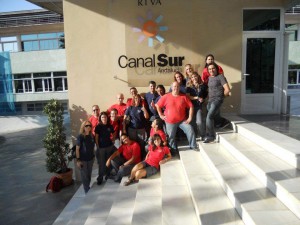 El taller de empleo “Comunica” de Chipiona visita la Radiotelevisión Andaluza