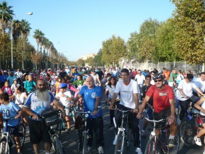 Más de 600 personas celebraron  el Día de la Bicicleta