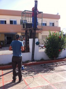 Finalizan los arreglos a los que se comprometió el Ayuntamiento en el colegio Divina Pastora