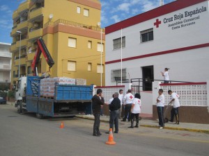 Cruz Roja reparte  ocho mil kilos de alimentos para necesitados