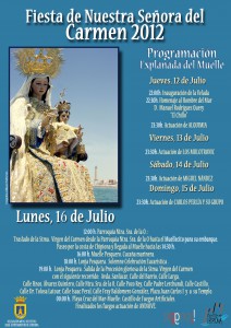 Fiestas presenta un cartel de la Virgen del Carmen que incluye importantes novedades
