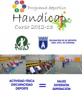 El próximo 5 de octubre comienza una nueva edición del programa deportivo para discapacitados “Handicap”