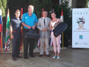 Los participantes en la Cádiz Golf Cup, muy satisfechos tras conocer la oferta provincial