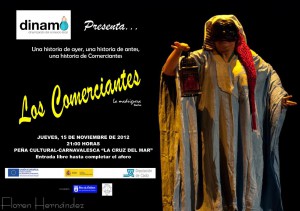 El proyecto Dinamo trae a Chipiona la obra de teatro “Los Comerciantes” de la compañía la Madriguera Teatro