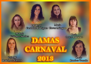 Elegidas seis damas que optan a ser Perla del Carnaval 2013