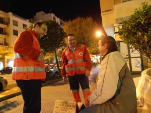 A lo largo de 2012, el voluntariado de Cruz Roja Española en la provincia de Cádiz dio asistencia a 467 personas que viven en la calle.