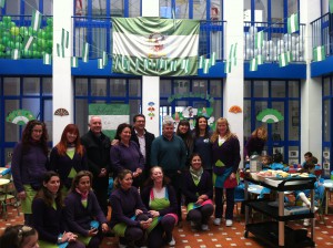 Escolares de todos los centros celebran el 28 de febrero con el tradicional desayuno andaluz