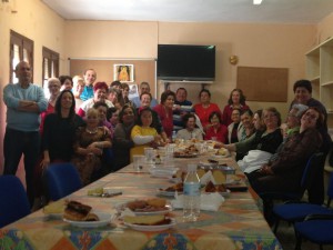 Los mayores celebran un almuerzo convivencia