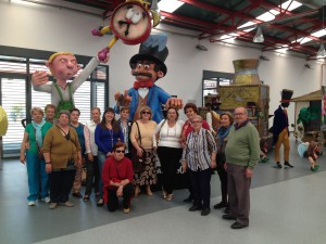 Los mayores del Centro de la Tercera Edad visitan Expo-Cabalgata 2013