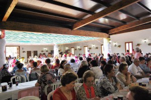 Un centenar de mayores de Chipiona visitaron el jueves la Feria de la Primavera de Rota en un viaje organizado por el Ayuntamiento
