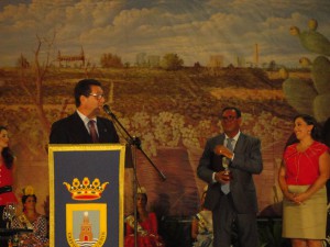 Diego Miranda Rodríguez exalta en su Pregón el saber sobre la viña y el vino transmitido de padres a hijos