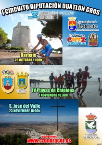 El Duatlón Cross Playas de Chipiona  será uno de los tres que conformen el primer Circuito Provincial