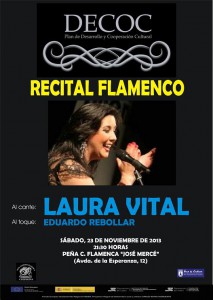 La Peña Flamenca José Mercé acoge el sábado el espectáculo flamenco de la sanluqueña Laura Vital