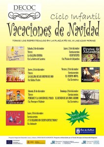 El programa DECOC de la Fundación de Cultura trae a Chipiona un programa de actividades infantiles navideñas