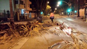 El Ayuntamiento de Chipiona evalúa los daños del temporal de la madrugada del domingo