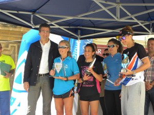 María de los Ángeles Ladrón de Guevara primera chipionera en ganar la Media Maratón Costa de la Luz