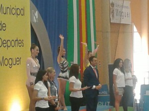 Cuatro jóvenes gimnastas chipioneras clasificadas para el campeonato de España de gimnasia rítmica