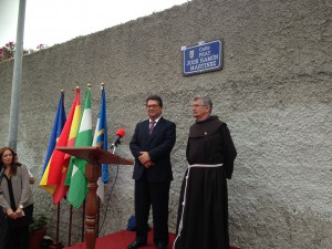 Inaugurada la calle con el nombre de Fray José Ramón Martínez de Tobillas