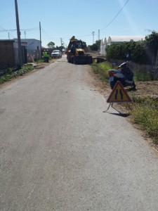 El Ayuntamiento de Chipiona comienza el arreglo del Camino del Olivar