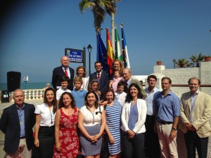 Chipiona inaugura una calle dedicada al profesor e investigador José Antonio Calderón Quijano