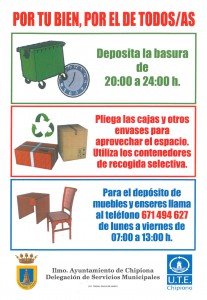 El Ayuntamiento pone en marcha una campaña de concienciación sobre el uso de los contenedores de basura