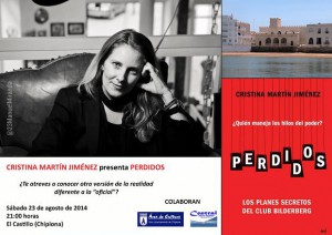 Cristina Martín Jiménez presenta este sábado en el Castillo de Chipiona su libro Perdidos