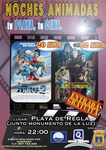 Playas y Cultura ofrecerán la semana próxima cine infantil en la playa de Regla