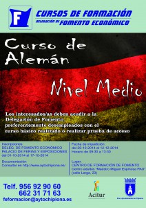 Fomento abre las inscripciones para un nuevo curso de alemán de nivel medio