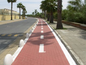 Izquierda Unida de Chipiona apuesta por la creación de un carril bici de casi 4 Km que conectará las Tres Piedras  con el carril bici de la Vía Verde.