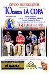 Olvido Producciones trae a Chipiona la obra “10 euros la copa” a beneficio de la Asociación de Familiares de Enfermos de Alzheimer