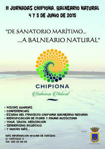 Publicado el programa de las segundas jornadas “Chipiona, Balneario Natural”