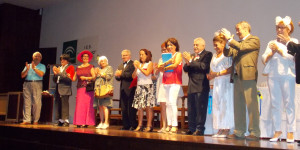 Alumnos de Centros de Educación de Adultos de la comarca disfrutan con la obra de teatro del cuadro de actores de El Gastor.-