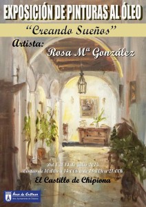 La exposición “Creando Sueños” de Rosa María González Sierra abrirá el mes de julio en el Castillo.