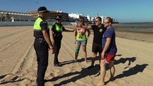 La playa de la Cruz del Mar-El Muelle ha sido escenario simulacros que exigen la certificación Q de calidad