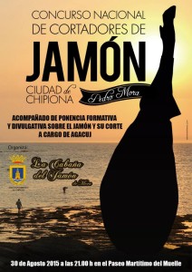 Chipiona será sede del I Concurso Nacional de Cortadores de Jamón Ciudad de Chipiona el 30 de agosto.